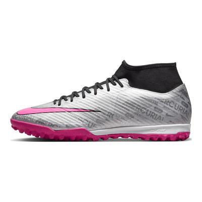 Zoom Mercurial Superfly 9 Academy TF 25th Anniversary Pack Unisex Sneakers Silver Metallic-Silver Black FB8398-060