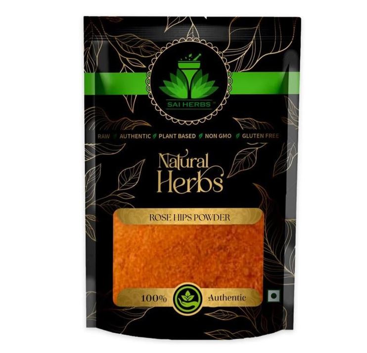 SAI HERBS Rose Hips Powder - Pure & Natural (250 g)