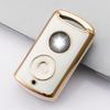 Gold Edge Key Cover for Yamaha NVX155, QBIX, AEROX Motorcycles