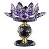 Household Colorful Crystal Lotus Candlestick, Butter Lamp Holder, Buddha Offering Lamp, Interior Decoration, Buddha Hall, Prayer