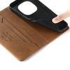 Luxury Business Cards Solt Leather Case For Xiaomi Redmi Note 15 Pro Plus 14 13 14C 13C Shockproof Book Stand Skin Feel Cover