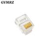 4Pin 6Pin 8Pin Cable End Connectors Plugs Telephone Connector Internet Connector RJ9 4P4C RJ11 6P4C 6P6C RJ45 8P8C Crystal Plug Connectors 4