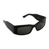 Balenciaga Logo Irregular Shape Sunglasses Unisex sunglasses Black BB0328S001
