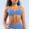Reggiseno Sportivo Senza Ferretto in Nylon Opaco Altamente Elastico ad Asciugatura Rapida per Corsa, Fitness e Yoga