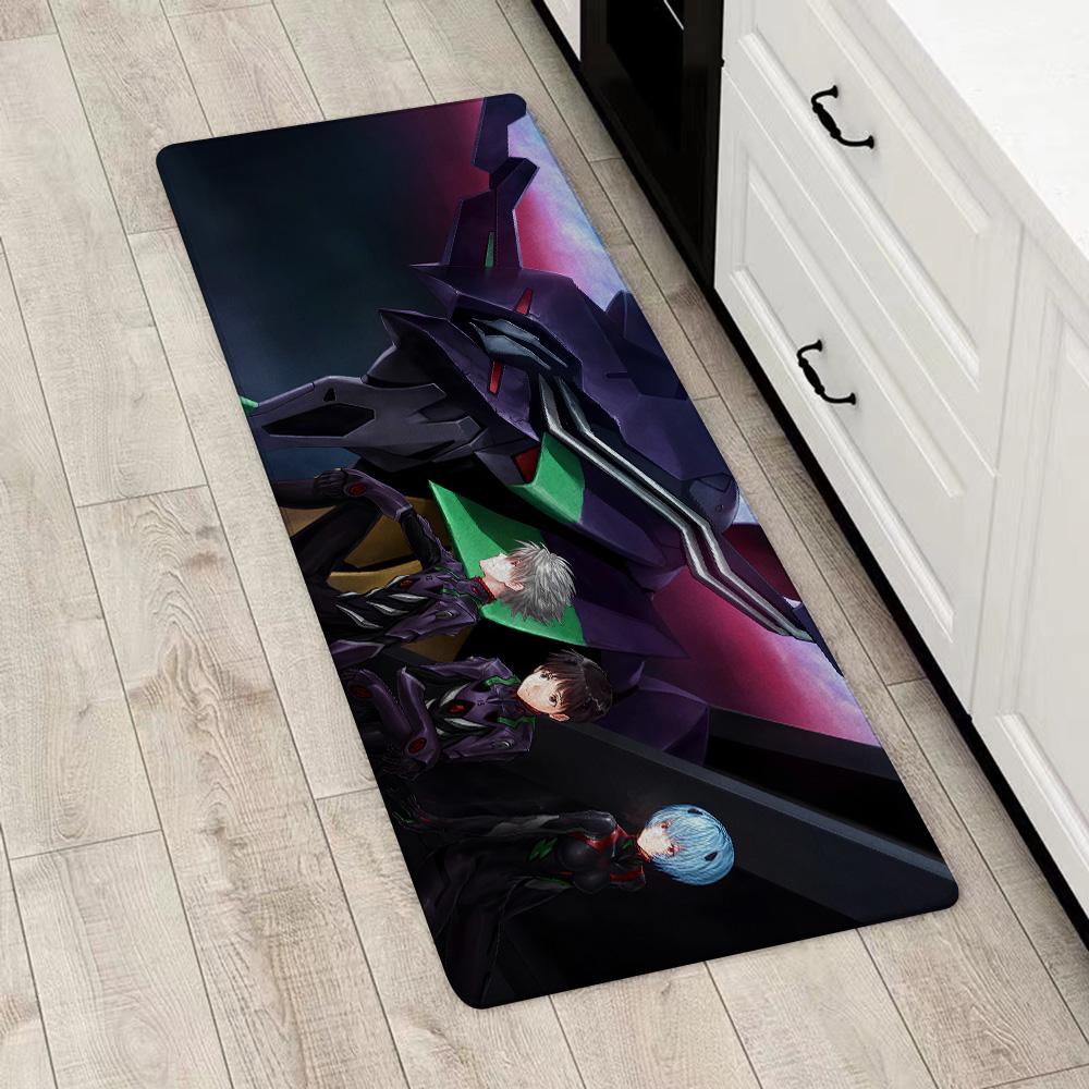 Entrance Front Door Doormat Game Evangelions Non-slip Kitchen Rug Living Room Rugs Balcony Bathroom Foot Mat Floor Mats Carpet