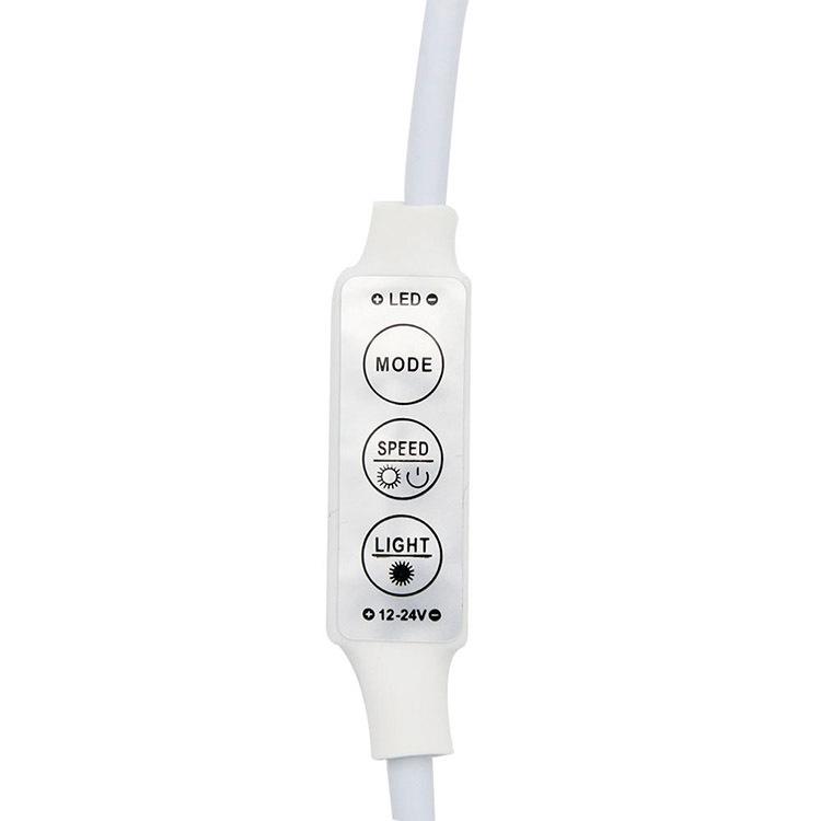 Mini 3-Key Single-Channel LED Strip Dimmer Controller