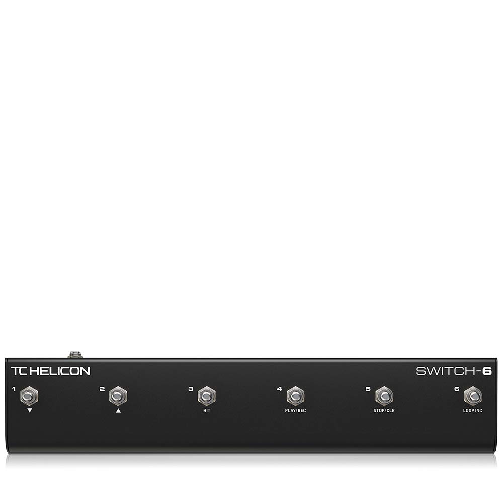 TC Helicon Foot Switch 6 Switches TRS Type Cable Included SWITCH-6
