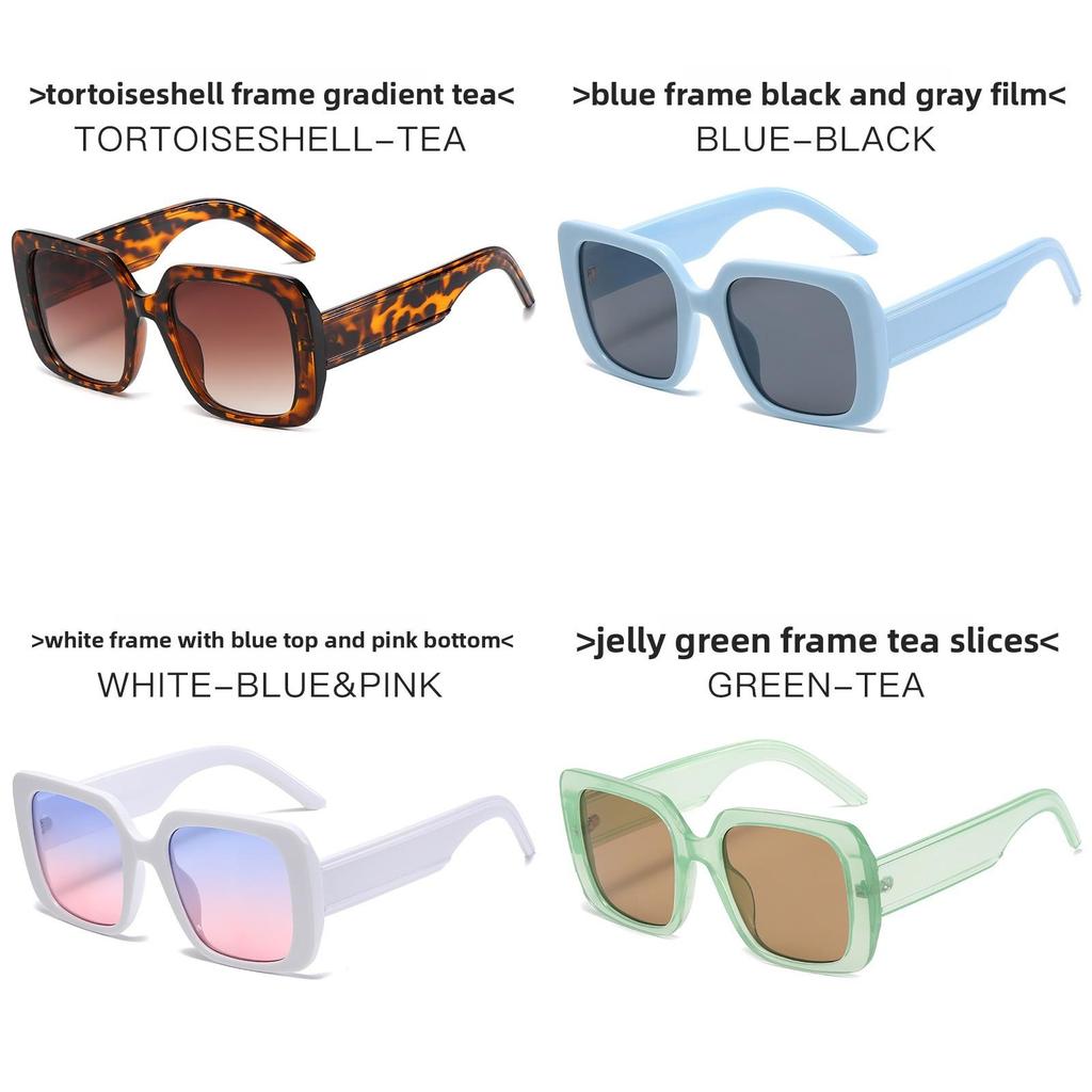 Trendy Pink Lens Square Sunglasses With Uv Protection For Summer Outings And Events