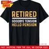 Retirement Best Retired 2026 Tee For Funny Dad Mom T Shirt Long Or Short Sleeves Vintage Washed Designer Clothes Homme Graphic