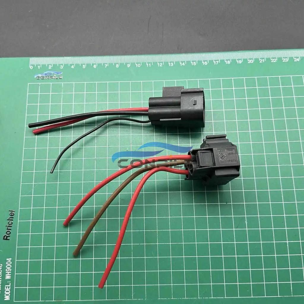 1pc  for BMW Electronic Fan Plug 3 5  7 Series E90 E60 E66 F18 F20 X5 X6 Electronic Fan Wire Harness Plug cable