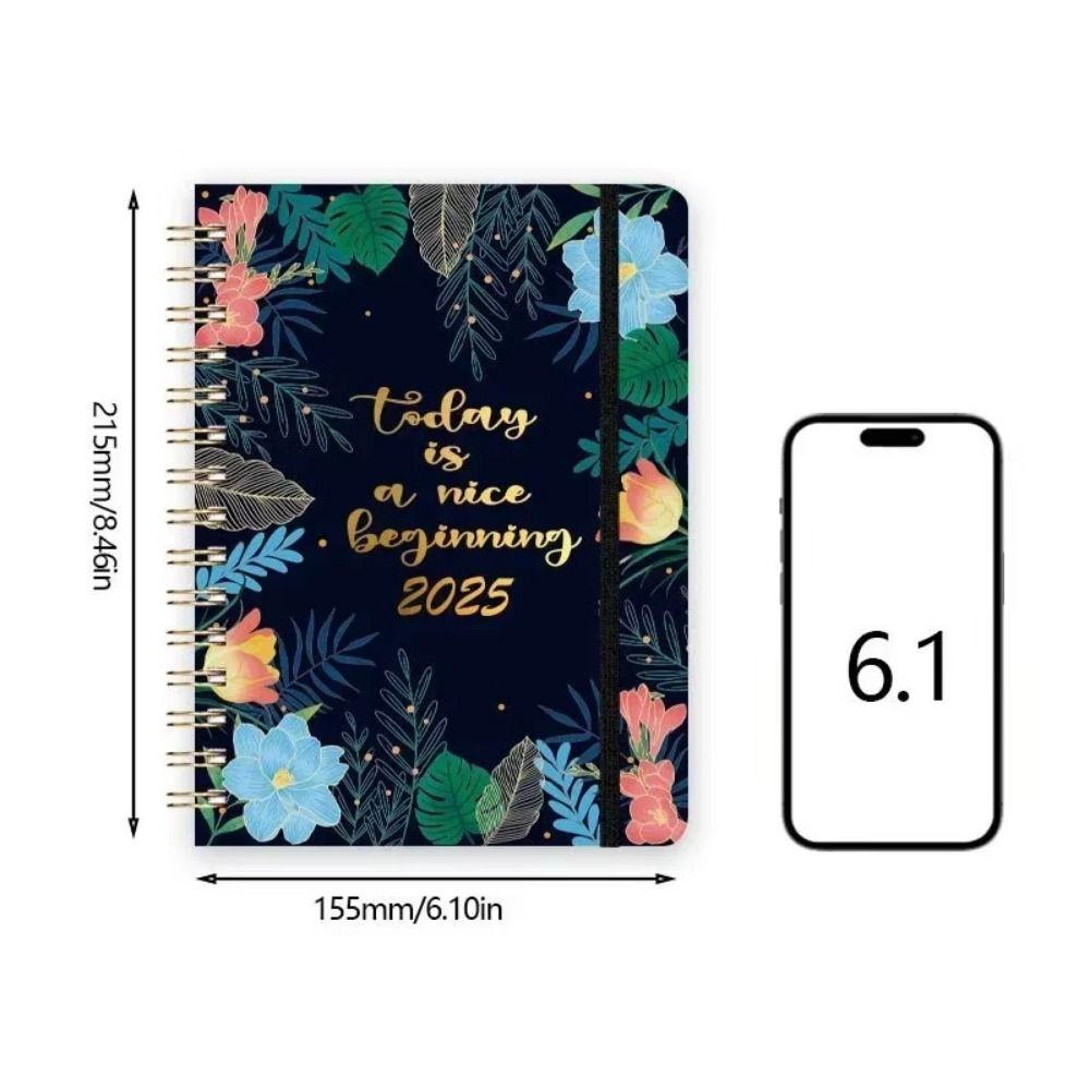 A5 Student Class Notebook 140 Pages 180° Lay-Flat Notebook 2025 Planner Notebooks  Stationery