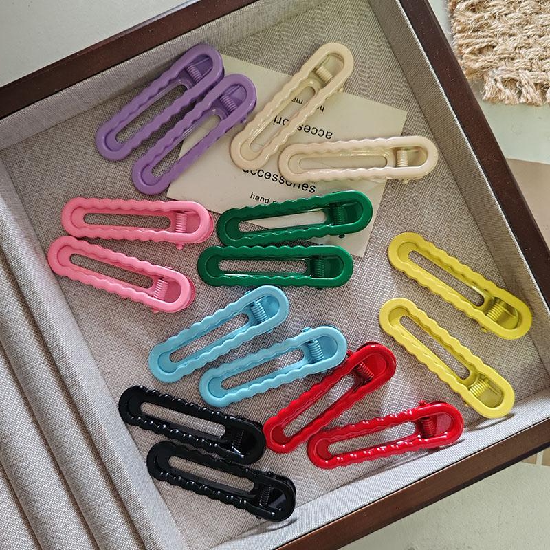 3pc Fashion Colorful Alloy Hair Side Clips for Women Girls Kids Child Hairpin Gift Hair Accessories Headwear Ornament