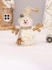 Christmas Snowman  Indoor Decorations, Xmas Animated Plush-Knit Collectible Plush Doll, , Home Holiday Ornaments Snowman Doll Ch