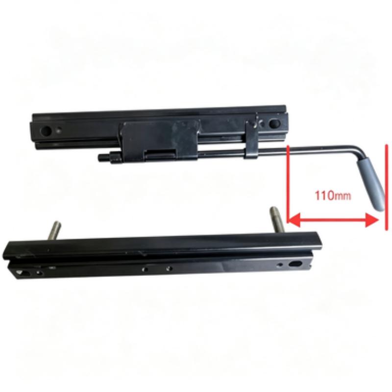 Car Seat Rail Set for Electric Vehicles, Front Mount Slide Rails with 110mm Adjustment
