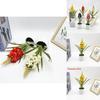 Künstliche Hyacinthus Orientalis L Blume Pflanze mit Samt-Finish für Heimdeko und Foto-Requisiten