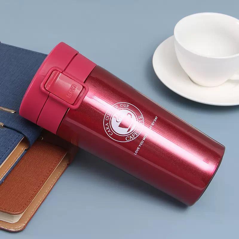 Second-Gen Concave-Convex 304 Stainless Steel Portable Vacuum Insulated Coffee Cup for Outdoor and Car Use