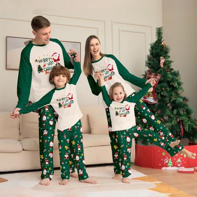 Weihnachten Eltern Kind Familie Set Wohnkultur Weihnachten Pyjamas Zwei Stück Set