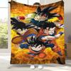 Anime D-Dragon Ball Game Cartoon Flannel Blanket,Ultra Soft Warm Plush Throw for Home Bedroom Bed Sofa Cover Office Camping