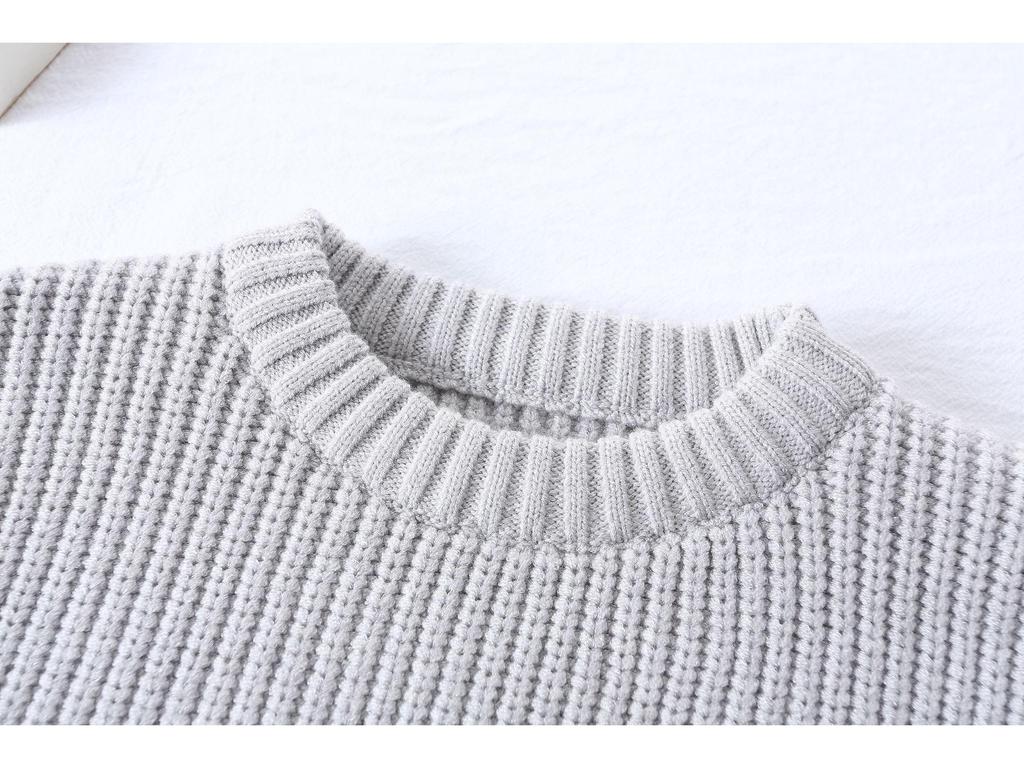 Autumn Winter Loose Knit Cardigan for Infants and Toddlers – Stylish Children's Sweater for Boys and Girls
