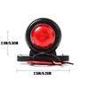 Truck Side Light Width Light Dual Color 12/24V Universal For Truck Warning Light Safety LampLight Indicator Lamp Car Signal