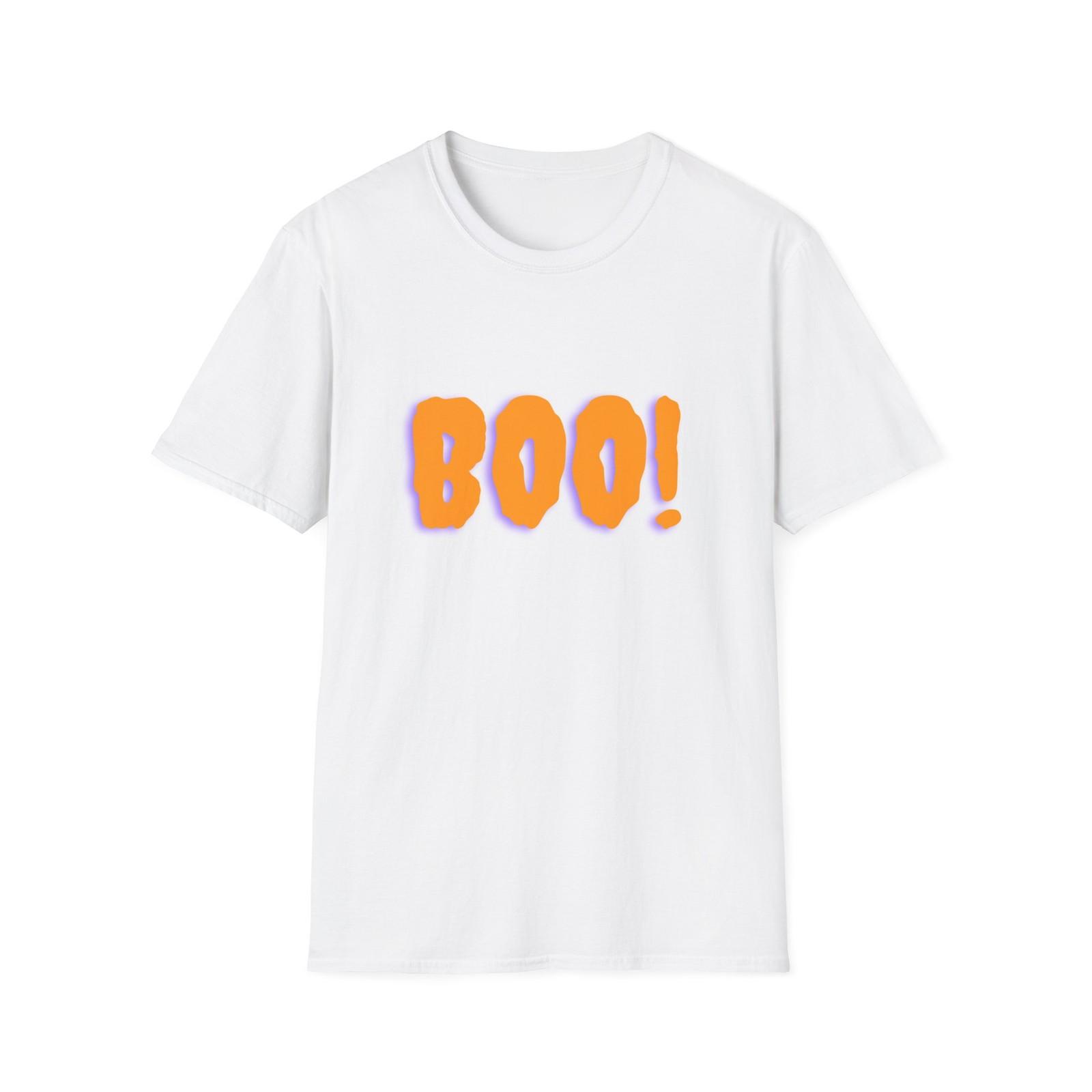 Boo Halloween Unisex T-Shirt, Funny Graphic Tee, Spooky Season Apparel, [...] S разноцветный