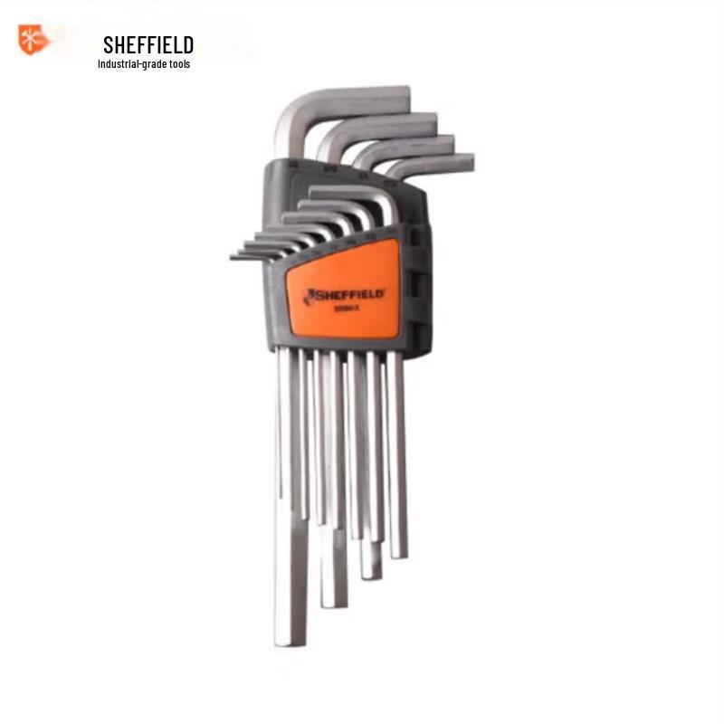 Sheffield 12-Piece Imperial Long Arm Hex Key Set