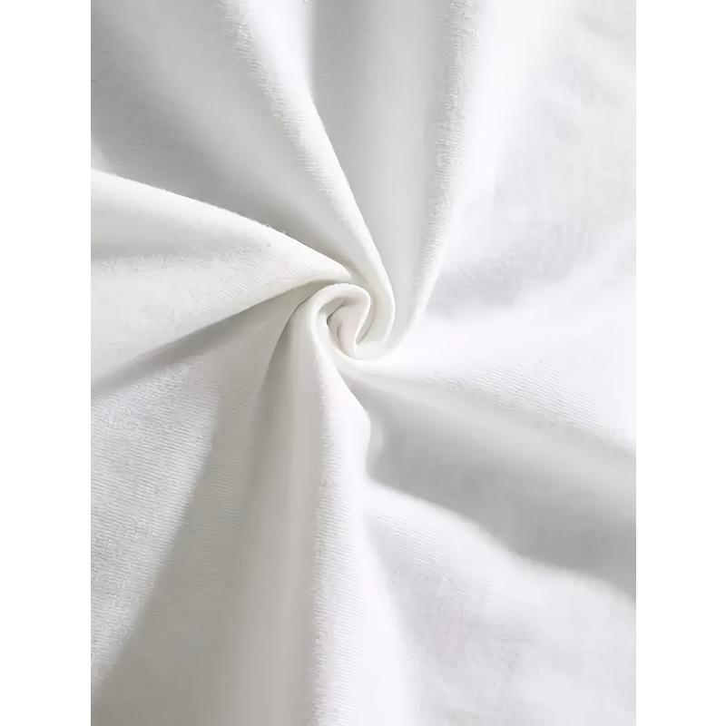 European Size Women's White Valentine's Day Yorkie Graphic T-Shirt - Loose Fit Short Sleeve Round Neck, Soft Stretchy