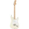 Squier by Fender Electric Guitar Affinity Series™ Stratocaster®, Maple Fingerboard, White Pickgua...