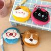 Cartoon Plush Doll Coin Purse Cute Earphone Bag Keychain Animal Plush Storage Bags Lovely Backpack Pendant Birthday Gifts