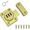Punch-free Drawer Password Lock Latch Indoor Cabinet Door Lock Cabinet Password Lock Drawer Push-pull Double-open Wardrobe Lock