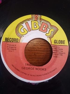 7-Zoll Schallplatte GEORGE NOOKS - Tribal War KEINE JOE GIBBS Jamaika Reggae, Ska & Dub Gebraucht