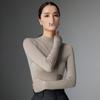 Yangzi 120 Count Superfine Merino Wool Women's Slim Fit Half-High Neck Sweater
