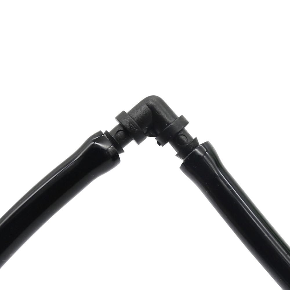 1/4" Stachelige Schlauchverbinder 4/7mm Schlauchverschraubungen Mikrodrip-Bewässerung Wasserverteiler Winkel Gerader 3-Wege 4-Wege 50/100 Stück