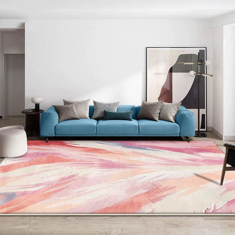 Minimalism Decor Carpets for Living Room Modern Style Large Area Bedroom Rugs Lounge Children Soft Floor Mat Non-slip Bathroom