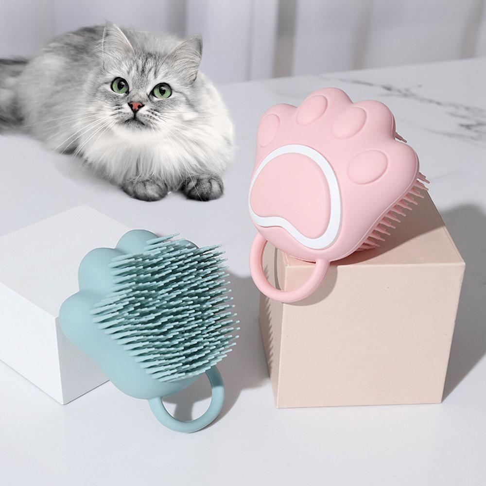 Badebürste für Haustiere, weiches Silikon, Massagegerät, Duschgel, Badebürste, Reinigungswerkzeuge, Kamm, Reinigungs- und Pflegezubehör für Hunde und Katzen