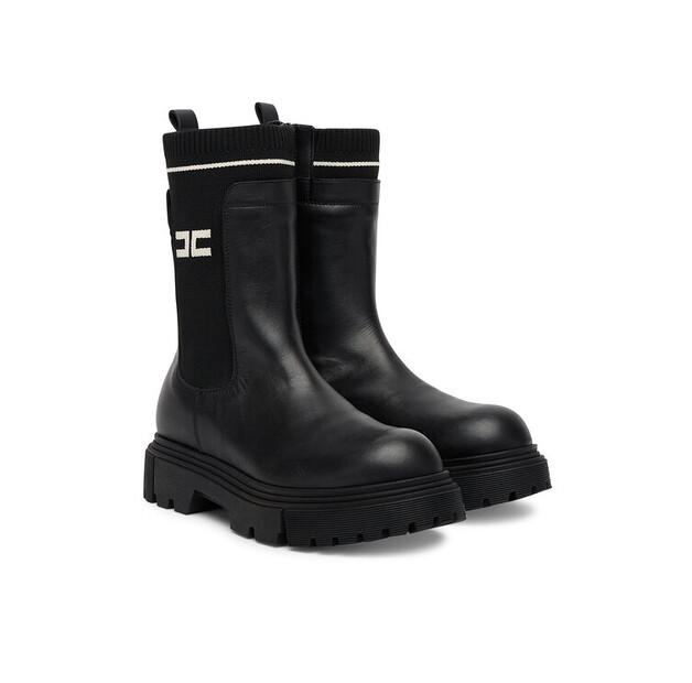 Ботинки челси Elisabetta Franchi F4-A5E-0424-1316930 D Черный