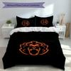 3pcs Racing Driver M-Max Verstappen Themed Duvet Cover Set, Includes 1 Duvet Cover and 2 Pillowcases,Skin-Friendly&Comfortable Fabric,Suitable Bedding