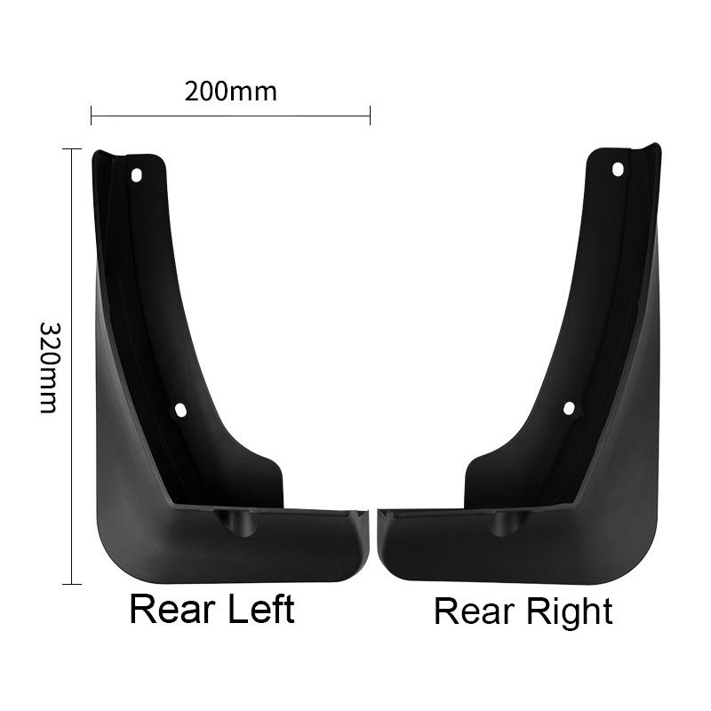 4pcs Mudguards For BYD Seal U EV Sealion 6 PHEV 2025 Mud Flaps Splash Guards Fender Dirt Protection Winter Sediment