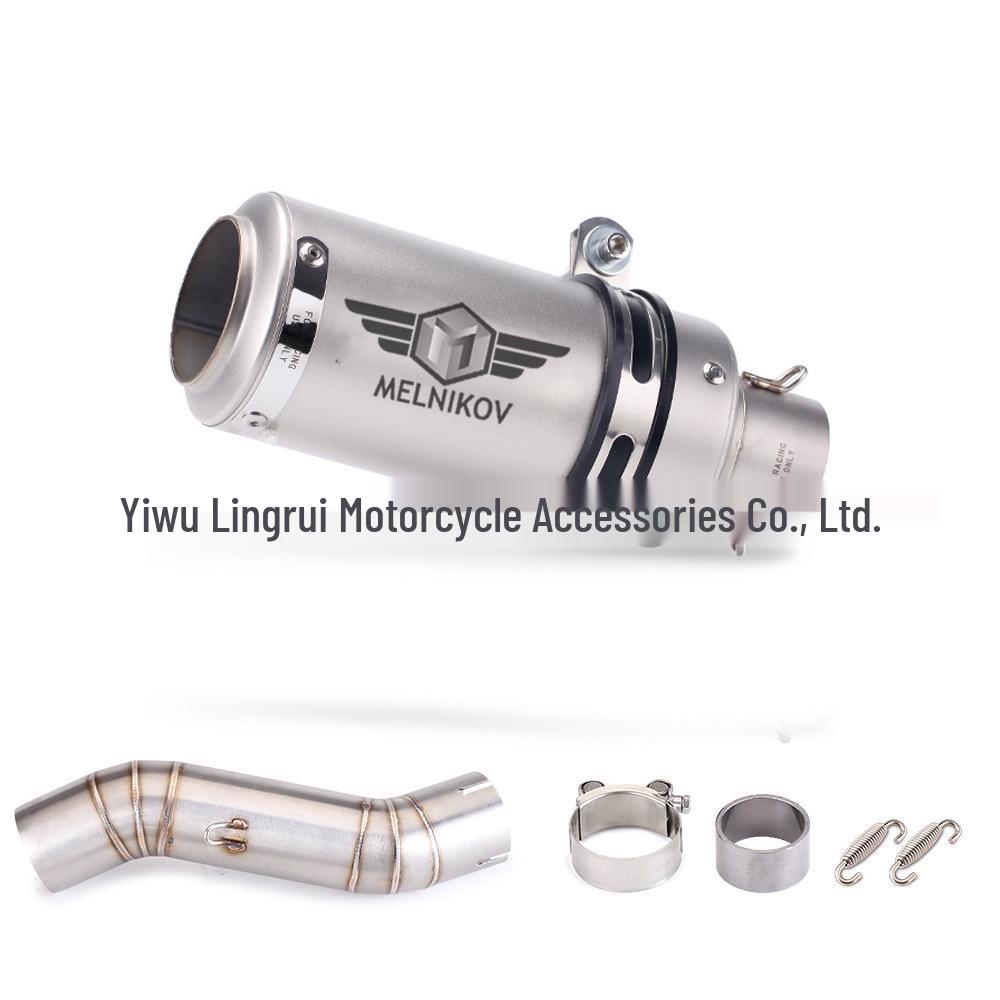 Flame Motorcycle Exhaust Pipe for CBR500F, CBR500X, CBR400F - Modified Middle