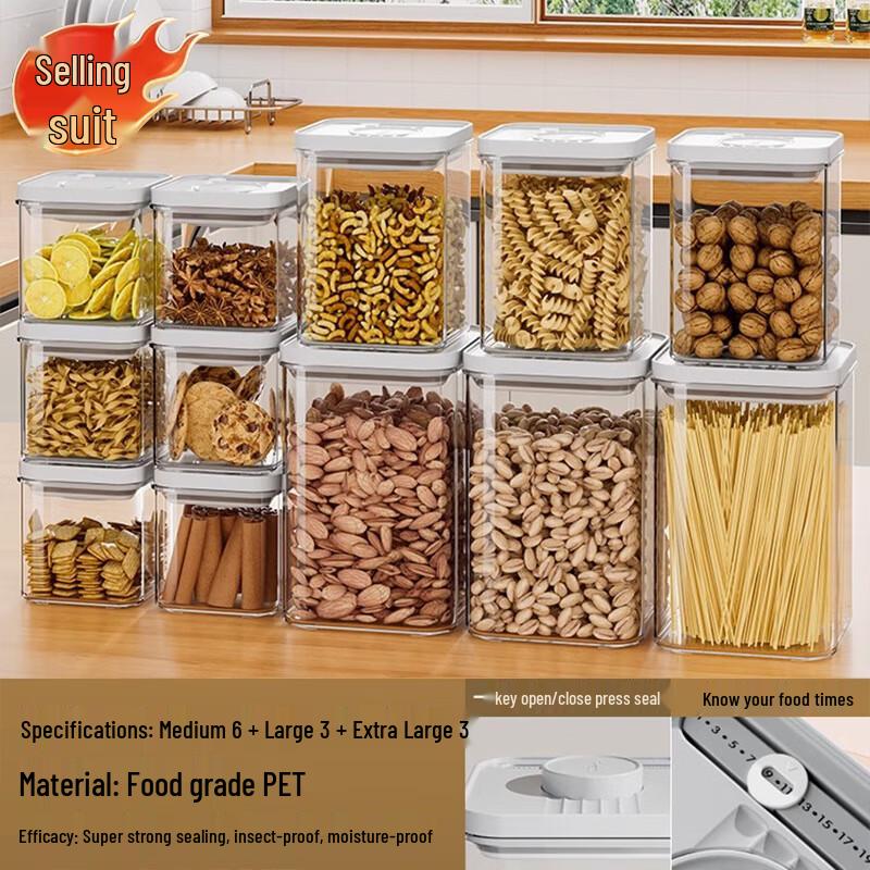 Lixin Airtight Plastic Food Storage Container Set