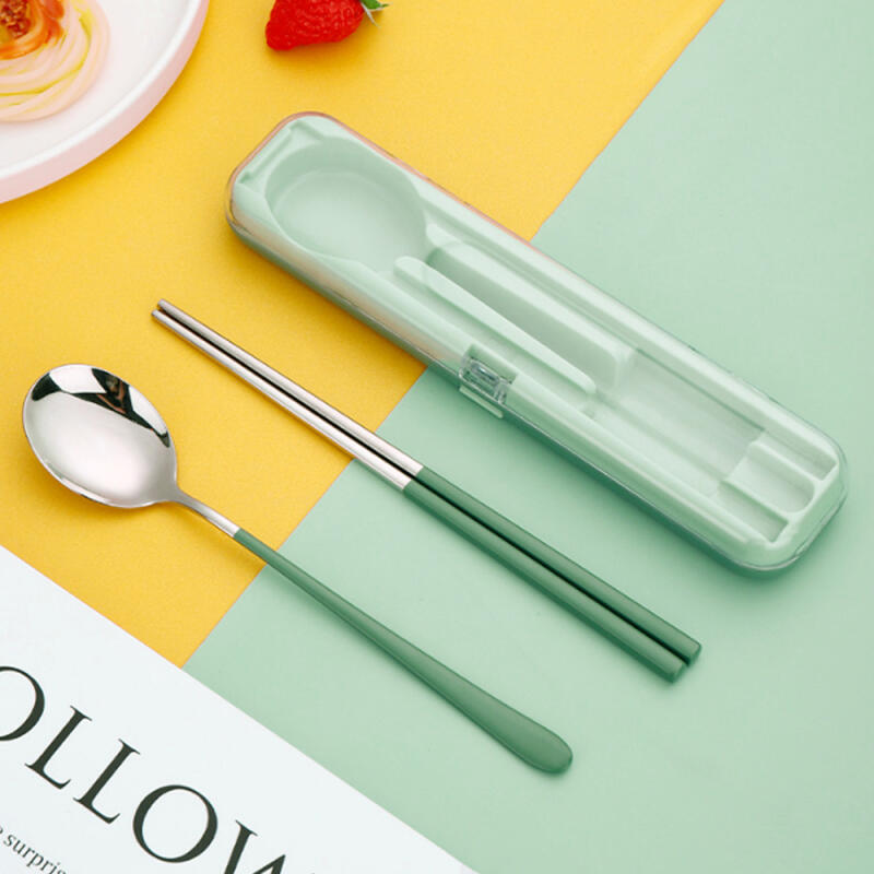 Our Kitchen Portable Cutlery Set (3 colors) 1324658_Blue Green