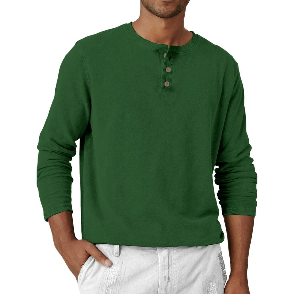 Men's Loose Casual  Long-sleeved Lapel Zip-up Hoodie