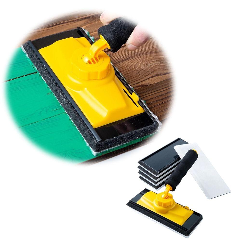 Trimming Tool 9 Inch Paint Edger Precision 360° Rotatable Trim Tool Large Area Edge Cutting Paint Brush Ceiling Decoration