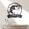 Personalized Catfish Metal Sign Fisherman Wall Art Rustic Decor Fishing Gift