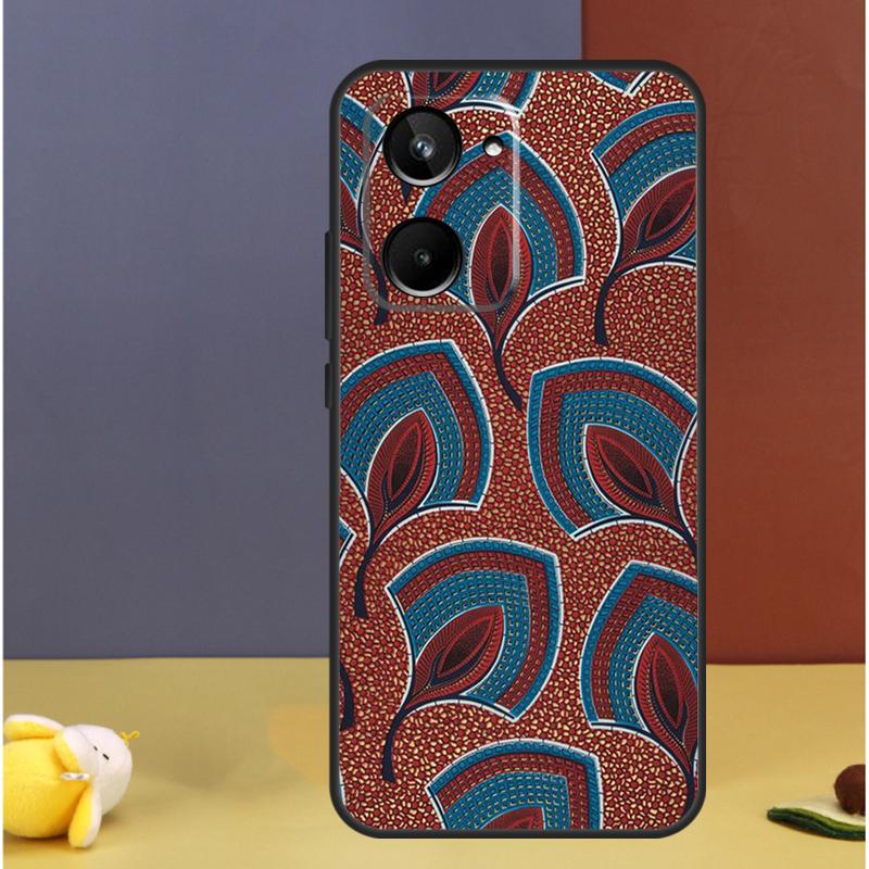 African Prints Fabric For Realme C71 C75 C55 C53 C67 C61 C33 C63 C51 C65 15 GT7 Pro 10 11 12 13 14 Pro Plus Case