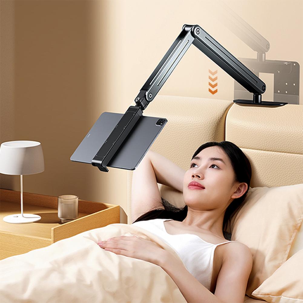 Tablet-Ständerhalter für 4,7''-12,9'' Geräte Verstellbare Tablet-Halterung Tablet-Halter für das Bett für iPad/iPhoneX/iPad Pro/N-Switch