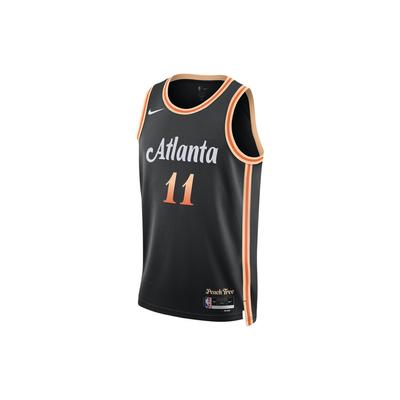 NBA Trae Young Atlanta Hawks Dri-FIT Jersey Black/Orange Unisex Streetwear DO9584-010