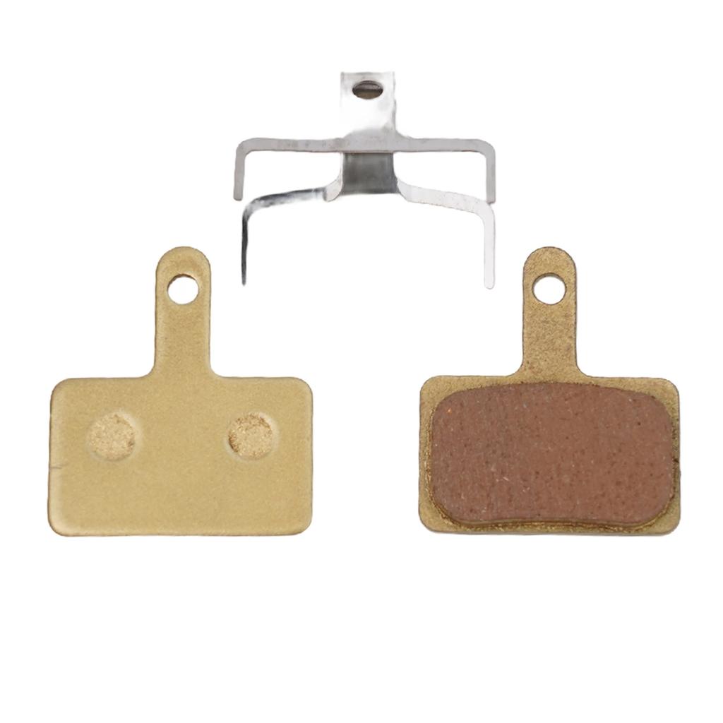 1 Pair Bicycle Disc Brake Pad Copper Base Metal Sintered Disc Brake Pads For -Shimano Deore - B01S B01 Bike Cycling Accessories