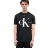 Calvin Klein Customizable  Minimalist Series Rhinestone Cross Letter Pattern Round Neck Loose Hoodie Short Sleeve T-Shirt 35H6422401(TEAM702-B15)