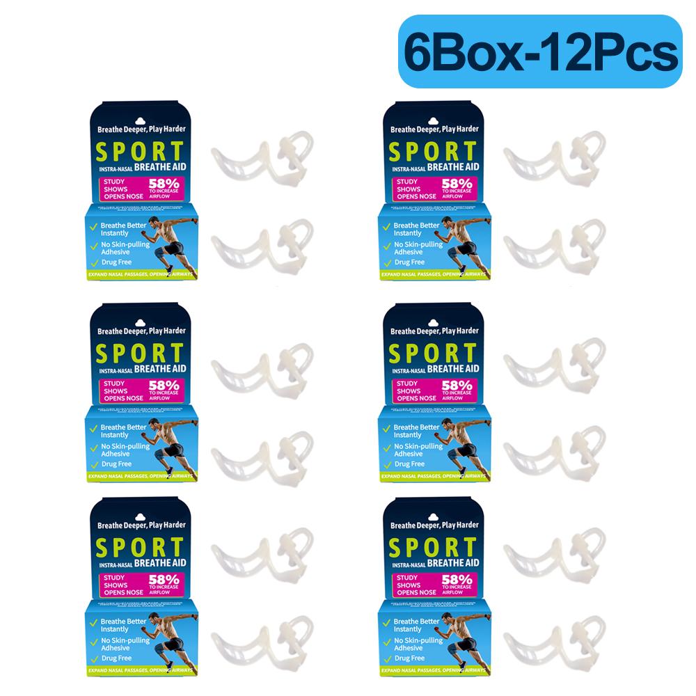Anti-snorke nesedilator Stopp snorking Silikon neseklemme Sport Lett pust neseklemme Stopp snorking Hjelpemiddel Forbedre søvnen